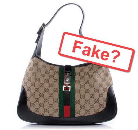 girl started writing fake gucci on handbags